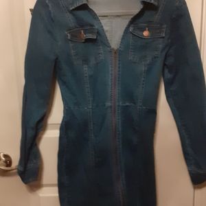 Denim dress